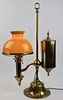 Arts & Crafts Brass Student Lamp, c. 1900