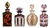 Four Nice French Perfume Bottles