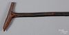 Carved cane, late 19th c.