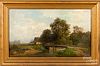 Carl Phillip Weber oil on canvas landscape