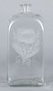 Stiegel type etched glass decanter