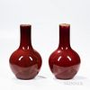 Pair of Flambe-glazed Vases