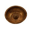 19th century Islamic Middle Eastern Copper Magic Bowl. 