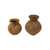 Lot of 2 Ancient Holy Land Iron Age Terracotta Jars c.1200 BC. 