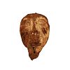 Ancient Egyptian Mummy Wood Mask Third Intermediate Period (1550-712 BC). 