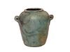 Ancient Egyptian Nemset Vessel in Blue-Green Faience 664 -332 BCE
