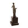 Roman Style Bronze Female Figure. 
