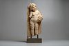 Large Ancient Roman Carved Marble Statue of a Young Boy Holding Grapes Ca. 1st century A.D. 