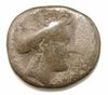 Chalkis, Euboia. AR Drachm (17 mm, 3.30 g), c. 338-308 BC.