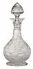 Libbey Footed and Engraved Cologne