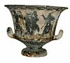 Large Greek Attic Style Pottery Krater with figures. 