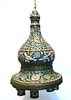 Large Islamic Ottoman Syrian enamel Lamp c.19th century.