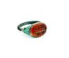 Antique Islamic Bronze ring with Agate Seal c.18th century AD. 
