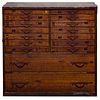 Japanese Tansu Kiri Wood Cabinet