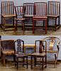 Asian Style Wood Chair Assortment
