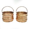 Pair of Vintage Middle Eastern Handled Buckets