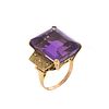Vintage Amethyst and 14K Ring