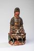 Carved Wooden Statuette.