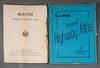 Maine Highway Maps, 1944 and 1959.