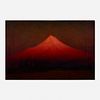James Everett Stuart, Sunset Glow - Mount Hood from Near Oregon City, Oregon