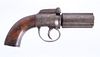 Engraved British .34 Cal Percussion Pepperbox