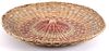 Hopi Pueblo Polychrome Wicker Platter c 1890-1900s