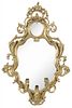 Italian Rococo Style Gilt Mirror with