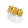 Mario Buccellati - A 18K two-color gold ring, Mario Buccellati, with box and certificate