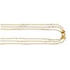 A 18K yellow gold and cultured pearl necklace