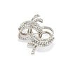 A 18K white gold and diamond brooch