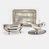 Lot of three silver objects, Italy 20th Century