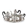 A silver tea and coffee service, Italy 20th Century