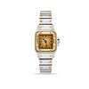Cartier - A stainless steel and yellow gold lady's wristwatch, Cartier Santos