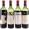 Château Mouton Rothschild. 1946. Pauillac. Levels: one mid-shoulder, one lower-shoulder and two below the shoulder.