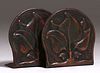 Agatha van Erp Student Hammered Copper Bookends 1912