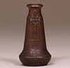 Austrian Copper-Clad Secessionist Vase c1900