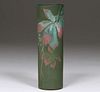 Radford Pottery Matte Green "Thera" Floral Cylinder
