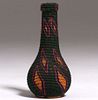 Native American - Paiute Tribe Beaded Bottle c1900