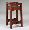 Early Gustav Stickley #48 Grueby-Tile Top Plant Stand