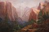 Yosemite Valley Painting c1910
