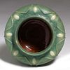 Grueby Pottery Two-Color Bulbous Vase