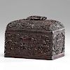 Chinese Carved Cigarette Box 
