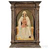 Central European, 19th Century      Madonna and Child in a Tabernacle Frame