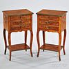 Pair of Louis XV-style Chiffonier Tables
