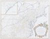 (MAP) VAUGONDY, ROBERT DE. Partie De L'Amerique Septentrionale... S.I., c. 1788. Engraved map with hand-coloring. Framed and mat