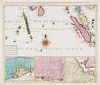 (MAP) ELWE, JAN BAREND. Partie de la nouvelle grande carte des Indes Orientales...  Amsterdam, 1692.
