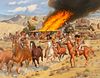 David Nordahl (b. 1941); Attack on the Butterfield Way Station (2009)