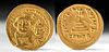 Byzantine Heraclius w/ Heraclius Constantine Gold Coin