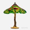 Handel Leaded Glass Shade Table Lamp and Base