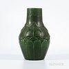 Grueby Faience Company Stem and Blossom Vase